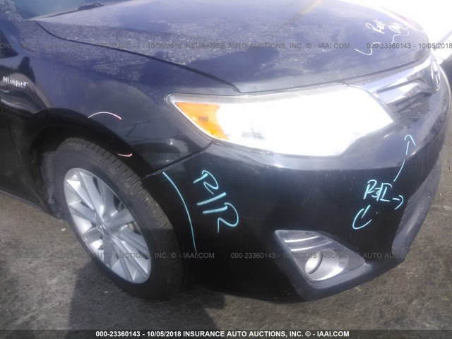 4T1BD1FK2CU022974 - 2012 TOYOTA CAMRY HYBRID/LE/XLE 深蓝色 照片 6