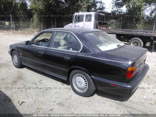 WBAHD6328RGK44827 - 1994 BMW 525 I AUTOMATIC BLACK photo 3