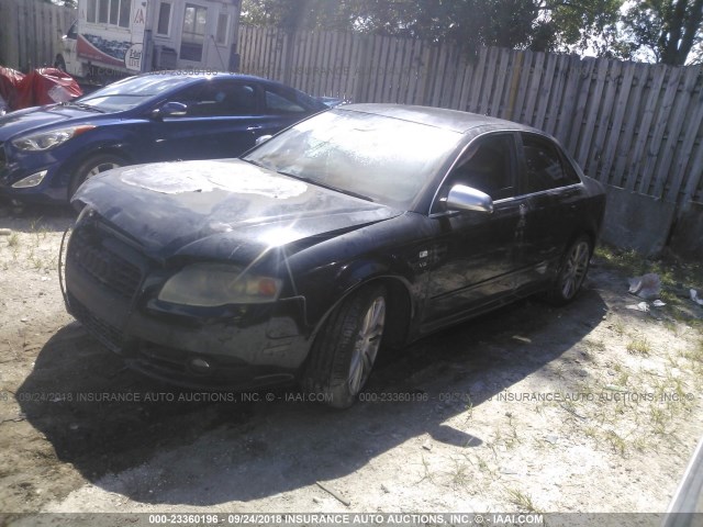 WAUGL78E67A063474 - 2007 AUDI NEW S4 QUATTRO BLACK photo 2