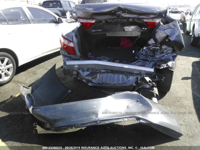 4T1BF1FK6FU989036 - 2015 TOYOTA CAMRY LE/XLE/SE/XSE 灰色 照片 6