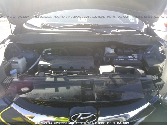 KM8JUCAC2CU382138 - 2012 HYUNDAI TUCSON GLS/LIMITED Dark Blue photo 10