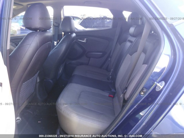 KM8JUCAC2CU382138 - 2012 HYUNDAI TUCSON GLS/LIMITED Dark Blue photo 8