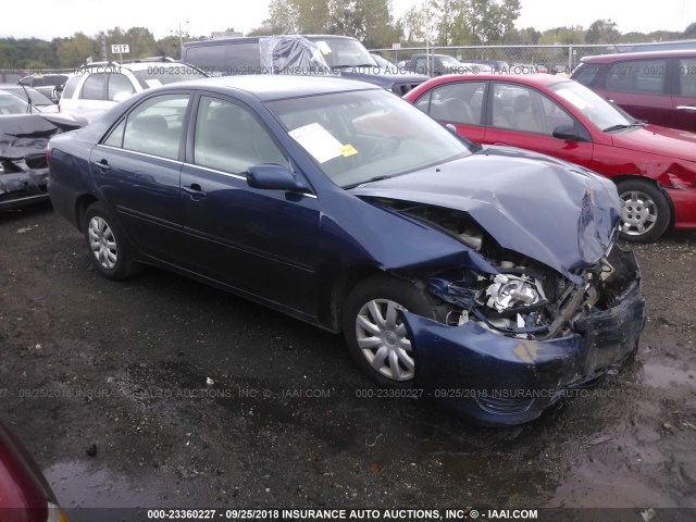 4T1BE32K76U114827 - 2006 TOYOTA CAMRY LE/XLE/SE BLUE photo 1