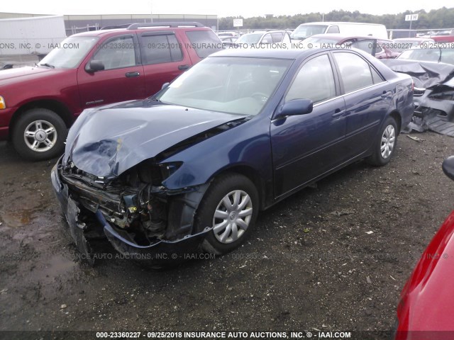 4T1BE32K76U114827 - 2006 TOYOTA CAMRY LE/XLE/SE BLUE photo 2