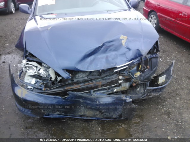 4T1BE32K76U114827 - 2006 TOYOTA CAMRY LE/XLE/SE BLUE photo 6