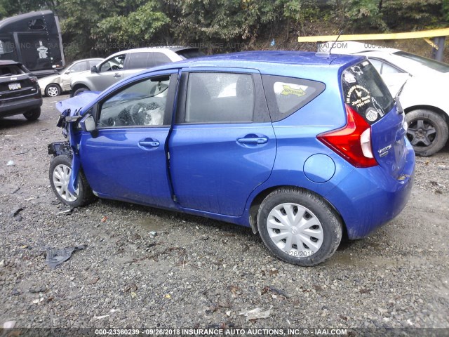 3N1CE2CP2GL389775 - 2016 NISSAN VERSA NOTE S/S PLUS/SV/SL/SR BLUE photo 3