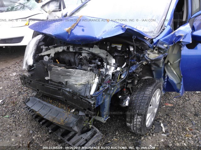 3N1CE2CP2GL389775 - 2016 NISSAN VERSA NOTE S/S PLUS/SV/SL/SR BLUE photo 6