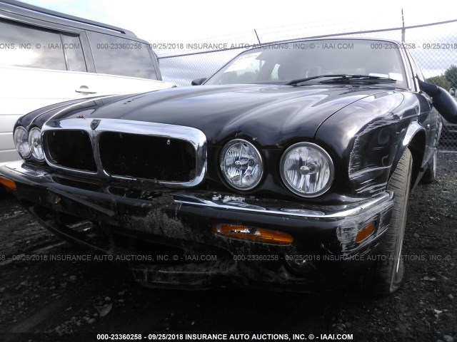 SAJDA14C71LF38207 - 2001 JAGUAR XJ8 BLACK photo 6