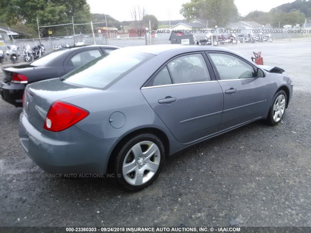 1G2ZG57B294122277 - 2009 PONTIAC G6 GRAY photo 4