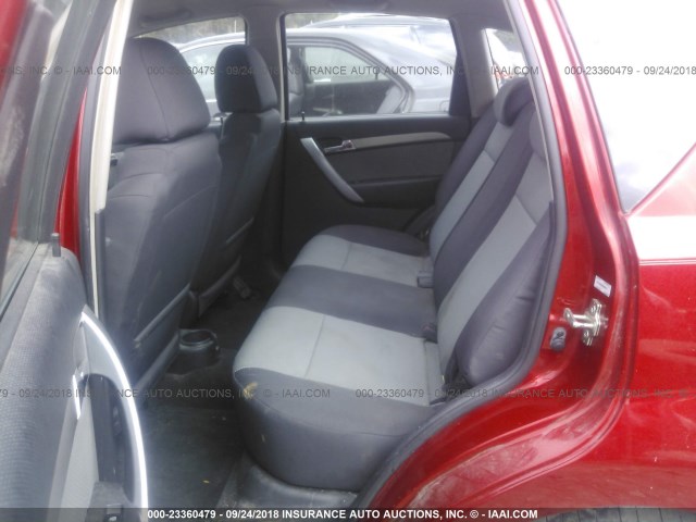 KL1TD66E89B629019 - 2009 CHEVROLET AVEO LS/LT 红色 照片 8