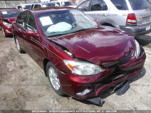 4T1BE32K23U178074 - 2003 TOYOTA CAMRY LE/XLE/SE RED photo 1