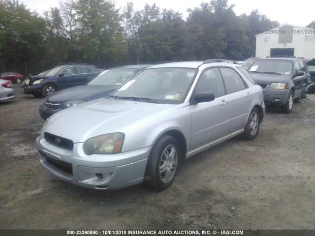 JF1GG67515H806393 - 2005 SUBARU IMPREZA RS SILVER photo 2