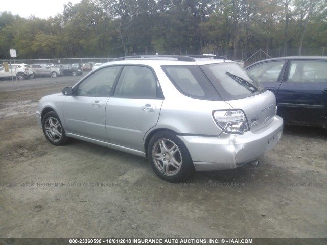 JF1GG67515H806393 - 2005 SUBARU IMPREZA RS SILVER photo 3