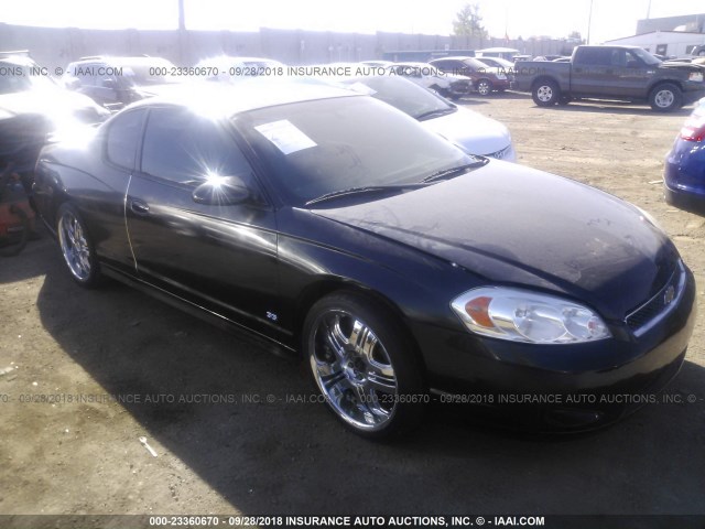 2G1WL15C469195215 - 2006 CHEVROLET MONTE CARLO SS შავი ფოტო 1