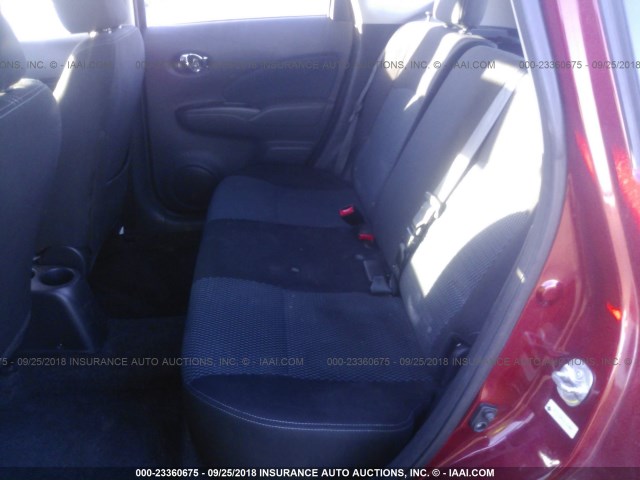 3N1CE2CPXGL362985 - 2016 NISSAN VERSA NOTE S/S PLUS/SV/SL/SR RED photo 8