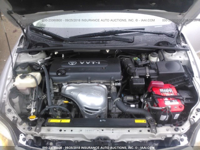 JTKDE177760068941 - 2006 TOYOTA SCION TC 银色 照片 10