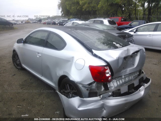 JTKDE177760068941 - 2006 TOYOTA SCION TC 银色 照片 3