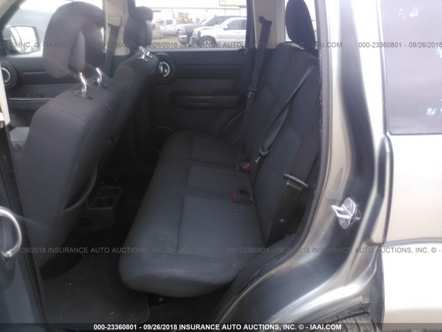 1D4PT4GK1BW601909 - 2011 DODGE NITRO HEAT GRAY photo 8