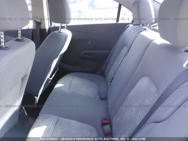 1G1JA5SHXF4138253 - 2015 CHEVROLET SONIC LS WHITE photo 8