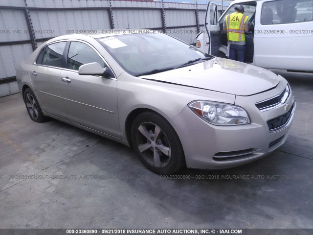 1G1ZC5E05CF264040 - 2012 CHEVROLET MALIBU 1LT GOLD photo 1