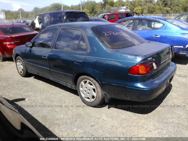 2T1BR12E5YC315567 - 2000 TOYOTA COROLLA VE/CE/LE 绿色 照片 3