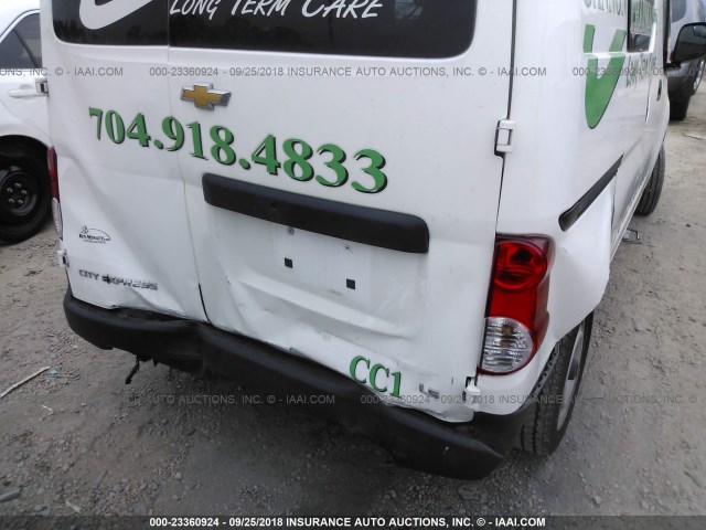 3N63M0YN9HK701770 - 2017 CHEVROLET CITY EXPRESS LS WHITE photo 6