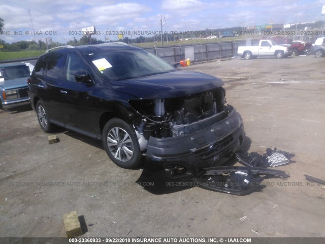 5N1DR2MM9JC623600 - 2018 NISSAN PATHFINDER S/SV/SL/PLATINUM BLACK photo 1