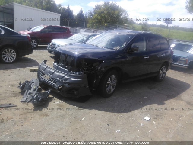 5N1DR2MM9JC623600 - 2018 NISSAN PATHFINDER S/SV/SL/PLATINUM BLACK photo 2