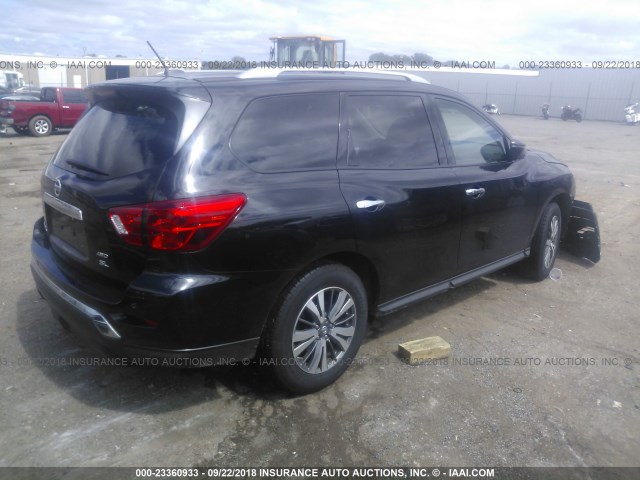 5N1DR2MM9JC623600 - 2018 NISSAN PATHFINDER S/SV/SL/PLATINUM BLACK photo 4