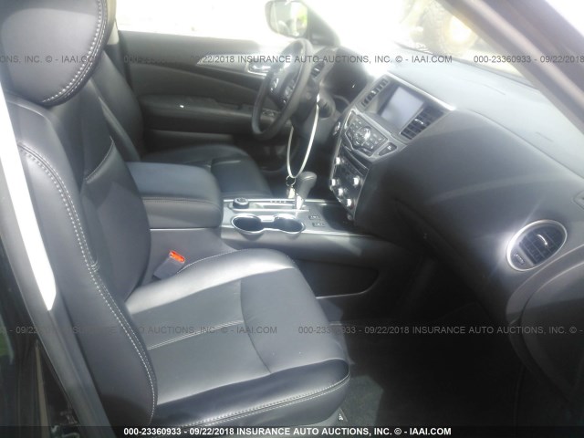 5N1DR2MM9JC623600 - 2018 NISSAN PATHFINDER S/SV/SL/PLATINUM BLACK photo 5