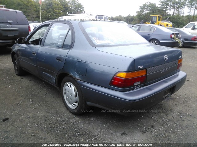 1NXAE09BXRZ213498 - 1994 TOYOTA COROLLA LE/DX 蓝色 照片 3