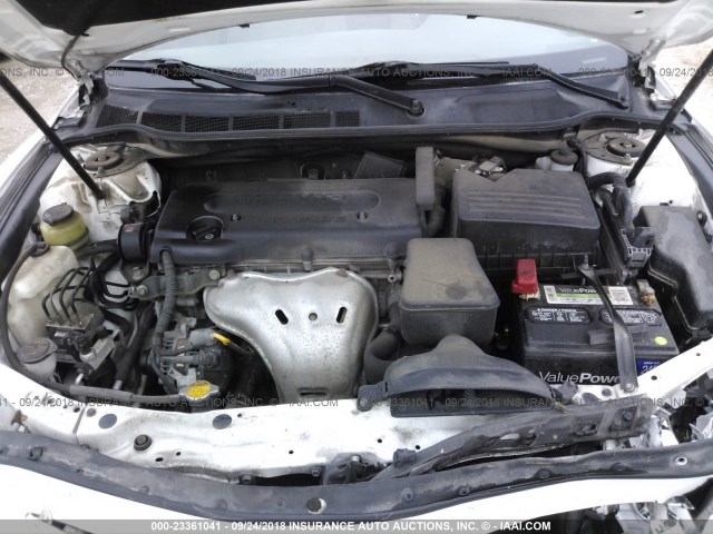 4T4BE46K09R089330 - 2009 TOYOTA CAMRY SE/LE/XLE თეთრი ფოტო 10