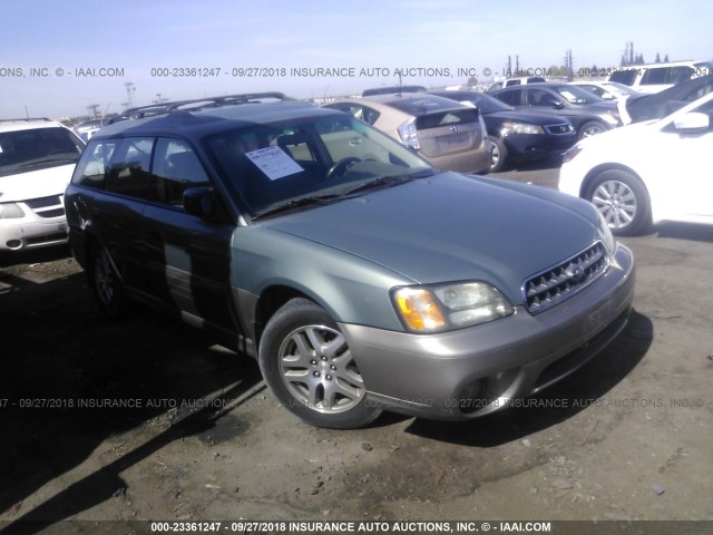 4S3BH675537644546 - 2003 SUBARU LEGACY OUTBACK AWP 绿色 照片 1