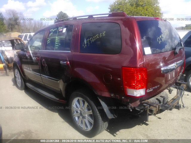 1A8HW58208F130995 - 2008 CHRYSLER ASPEN LIMITED RED photo 3