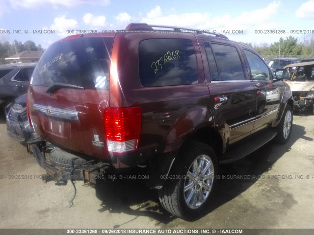 1A8HW58208F130995 - 2008 CHRYSLER ASPEN LIMITED RED photo 4