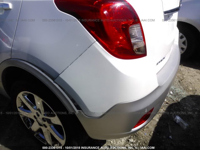 KL4CJHSB5EB544796 - 2014 BUICK ENCORE PREMIUM WHITE photo 6