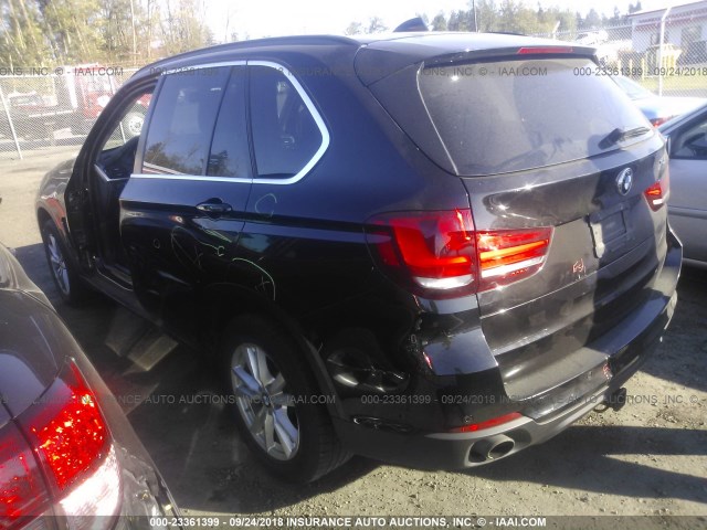 5UXKR0C57E0H17347 - 2014 BMW X5 XDRIVE35I BLACK photo 3