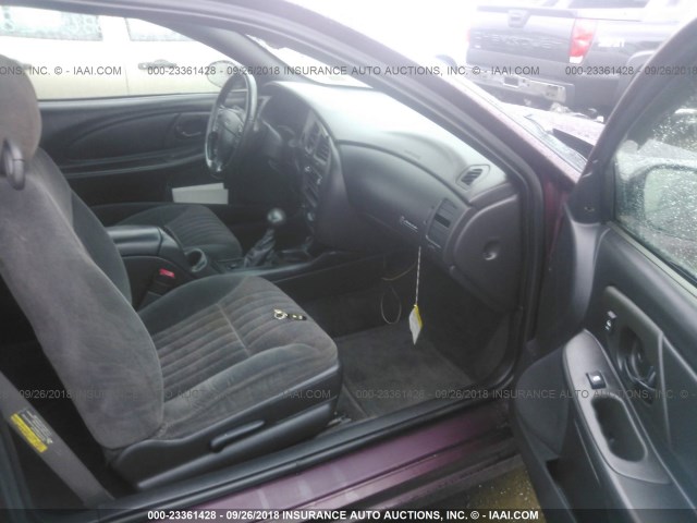 2G1WX12K239200522 - 2003 CHEVROLET MONTE CARLO SS ბურგუნდია ფოტო 5