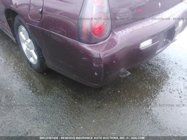 2G1WX12K239200522 - 2003 CHEVROLET MONTE CARLO SS ბურგუნდია ფოტო 6