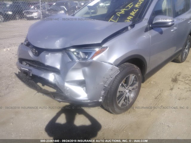 JTMRFREVXJJ193283 - 2018 TOYOTA RAV4 ADVENTURE/XLE 银色 照片 6