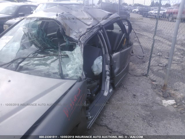 JHMES95685S021335 - 2005 HONDA CIVIC HYBRID GRAY photo 6