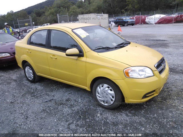 KL1TD5DEXAB089271 - 2010 CHEVROLET AVEO LS/LT 黄色 照片 1
