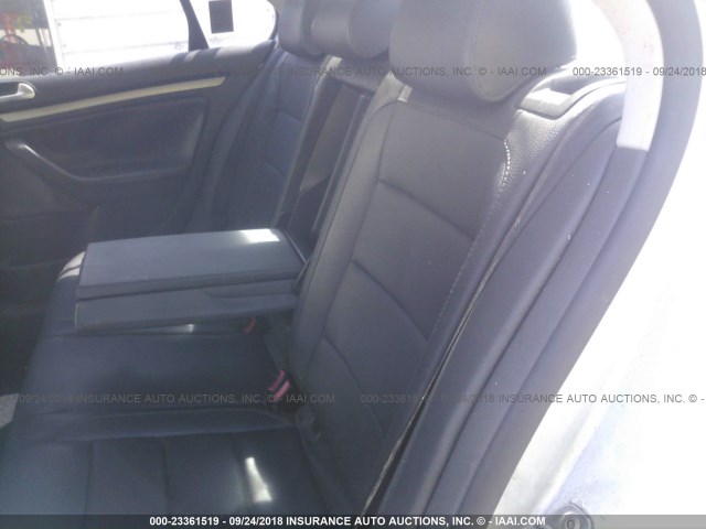 3VWEF71K97M150013 - 2007 VOLKSWAGEN JETTA WOLFSBURG 银色 照片 8