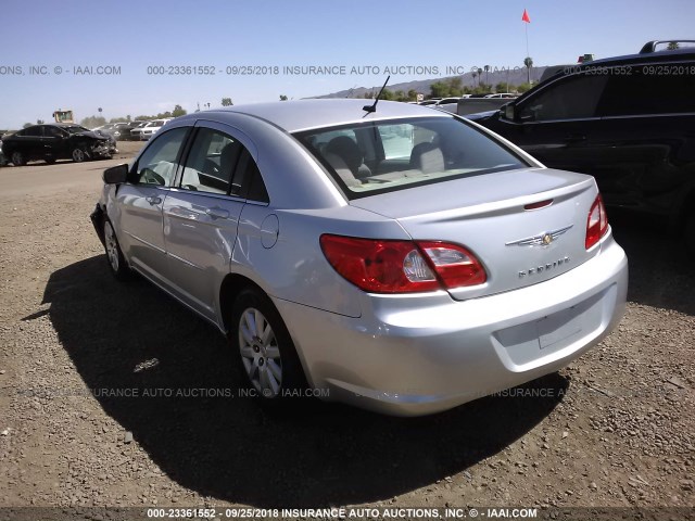 1C3LC46K88N155774 - 2008 CHRYSLER SEBRING LX SILVER photo 3