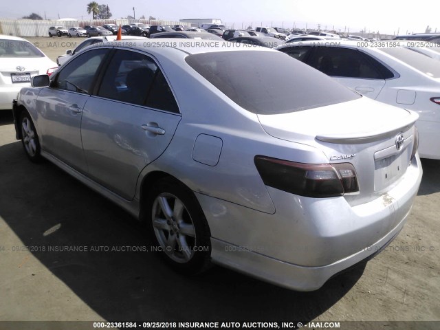 4T1BE46K97U553125 - 2007 TOYOTA CAMRY NEW GENERAT CE/LE/XLE/SE SILVER photo 3