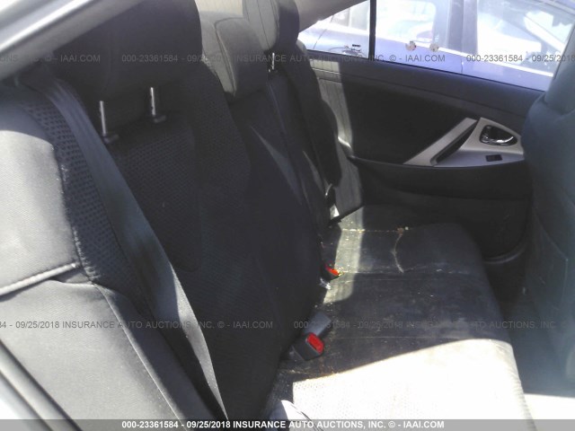 4T1BE46K97U553125 - 2007 TOYOTA CAMRY NEW GENERAT CE/LE/XLE/SE SILVER photo 8