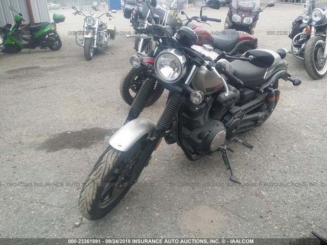 JYAVN06E0FA000072 - 2015 YAMAHA XVS950 CR GRAY photo 2