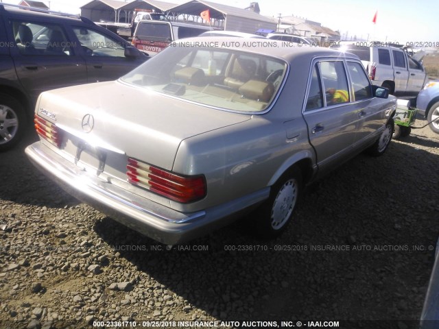 WDBCA35D4GA251775 - 1986 MERCEDES-BENZ 420 SEL GOLD photo 4