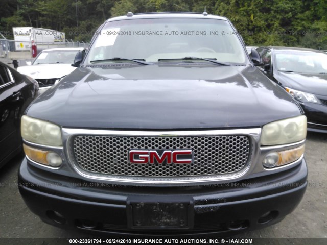 1GKEK63U34J222991 - 2004 GMC YUKON DENALI BLACK photo 6