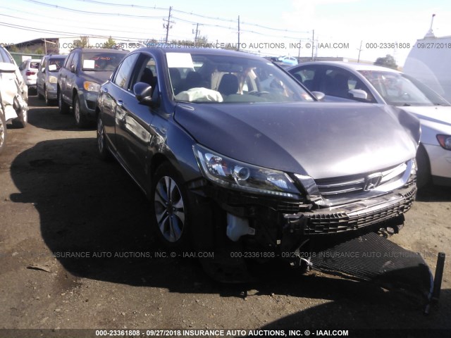 1HGCR2F32DA222539 - 2013 HONDA ACCORD LX GRAY photo 1